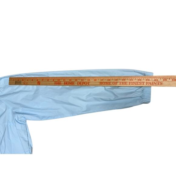 "COLUMBIA" Baby Blue Windbreaker Womens Jacket SZ 2X Zip Up 1 TINY FAINT SPOT - Picture 12 of 15